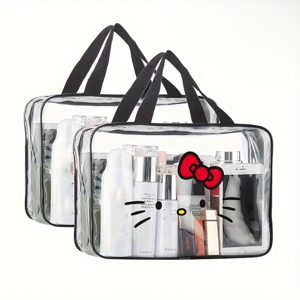 3-Piece HelloKitty Transparent Handbag Set -